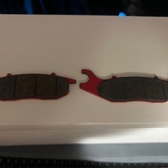 ブレーキパッド　赤パッド　バイク　アクシスZの画像