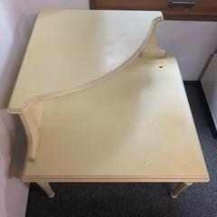 レトロ コーナーデスク 姫系の画像