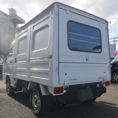(6386) 38万　H.21(2009)年　スバル サンバートラック パネルバン　スーパーチャージャー　AT　ナビ、ETC付　紫　走行82,354KMの画像