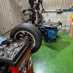 車のタイヤ組み換えします‼️