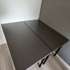 【IKEA LAGKAPTEN / ADILS デスク 2台セット・別々でも販売可能】の画像