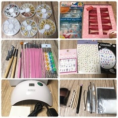 ジェルネイル UVライト＆小物セット