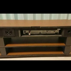 【５月末で削除】テレビ台　スピーカー付き　ホームシアターの画像