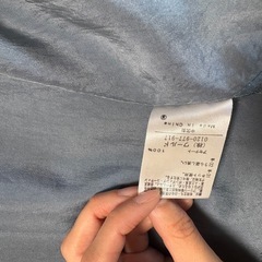 moussy マウジー セットアップ サテン ブルー シャツ テロテロの画像