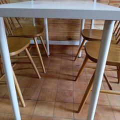 IKEA購入ダイニングテーブルセットの画像