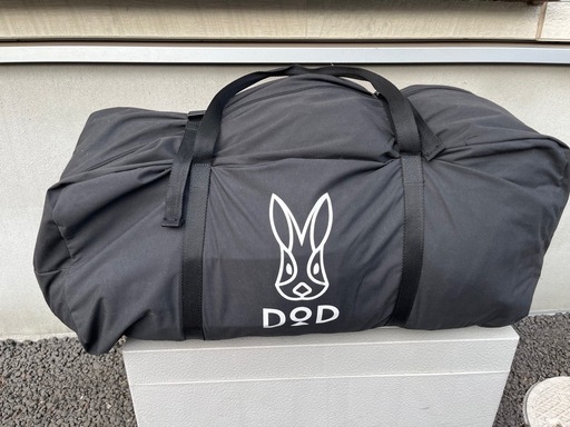 【訳あり】】DOD ファイアーベース テント ブラック ポリコットン