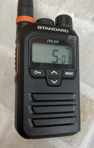 S249 ⭐ STANDARD スタンダード 特定小電力トランシーバー+マイク付属  FTH-314 USED 綺麗