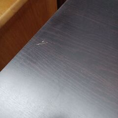 ★ジモティ割あり★  PCデスク ブラック H74×D60×W100 クリーニング済み TK4585の画像