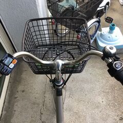 地域限定送料無料ビビL20軽量モデルシルバー神戸市電動自転車