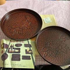 特選高級漆器(丸盆)セット
の画像