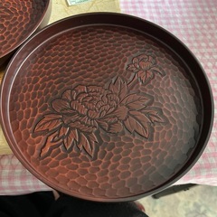 特選高級漆器(丸盆)セット
の画像