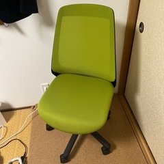 イトーキ　ノナチェア　グリーン　オフィスチェアの画像