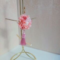 【世田谷区明日26日開催！】着物アップサイクル八重桜の吊るし飾り作り❀