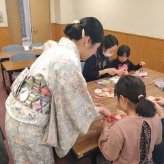 【世田谷区明日26日開催！】着物アップサイクル八重桜の吊るし飾り作り❀の画像