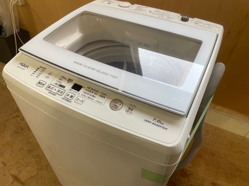 031397アクア7.0kg洗濯機2021年製