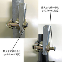 新古品 くさび式クランプ ハンマーだけで素早く固定 東阪工業の画像