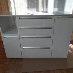 新品未使用　キャビネット　キッチンカウンター