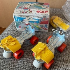 90年代　未使用　長期 保管品　シルバーフォックス　ローラースケ...