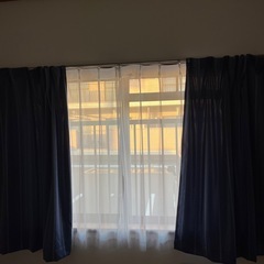 【決定済
】カーテン4枚セット 遮光 レース 100×140cm...