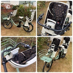bikke ブリヂストン電動アシスト自転車３人乗り　の画像
