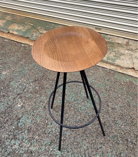 A376◇ADAL ハイスツール カウンターチェア 「北欧 モダン 無垢材」