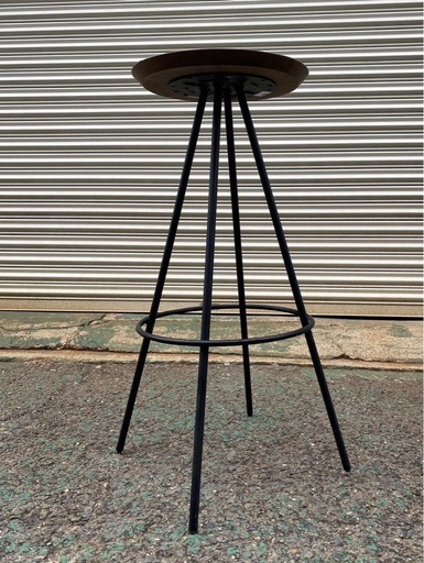 A376◇ADAL ハイスツール カウンターチェア 「北欧 モダン 無垢材」