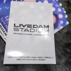 (値下げ)LIVE DAM限定‼️安室奈美恵 様の下敷き ファイルの画像