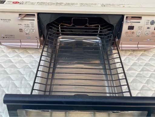 A384◆大阪ガス「都市ガス用ガスコンロ」RTS61AWKR ガステーブル Siセンサー