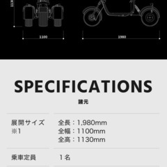 BLAZE  EVトライク　　電動三輪バイクの画像