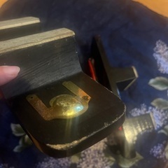 下駄　赤　Lサイズの画像