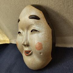 陶器製お面  おかめの画像