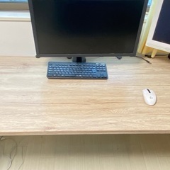 山善150cmデスク&オープンラックセット