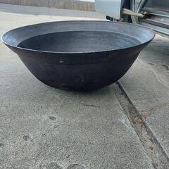 70年前の鉄大鍋(美品)