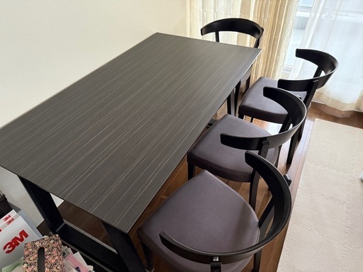 【カリモク家具】ダイニングテーブルセット４人掛