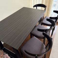 【カリモク家具】ダイニングテーブルセット４人掛