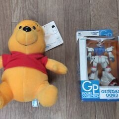 クレーンゲームで取った景品