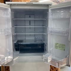 【愛品館江戸川店】保証充実 SHARP 2023年製 504L 6ドア冷凍冷蔵庫 SJ-MF50K-Wの画像