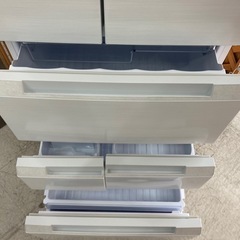 【愛品館江戸川店】保証充実 SHARP 2023年製 504L 6ドア冷凍冷蔵庫 SJ-MF50K-Wの画像