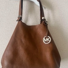 MICHEAL KORS マイケルコース　本革レザートートバックの画像
