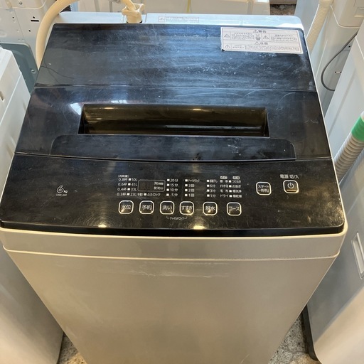 アイリスオーヤマ　2020年製　全自動洗濯機　6.0kg DAW-A60