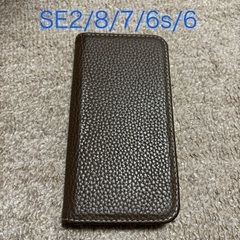 iPhone 本革手帳型ケース SE3/SE2/8/7/6s/6