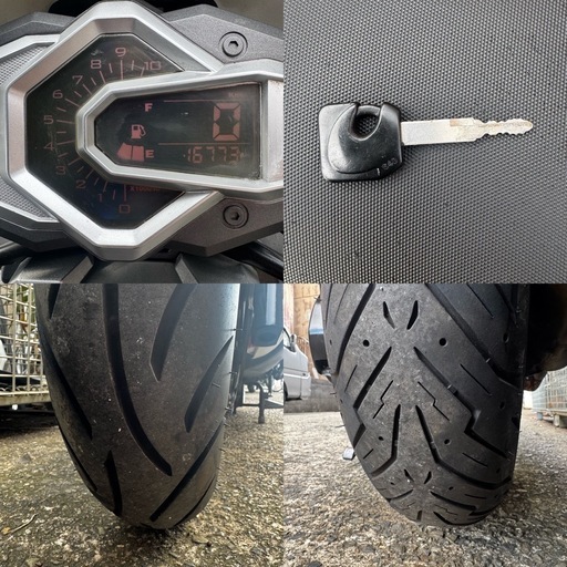 SYM CROX125 実働　ホワイト　動画あり　大阪