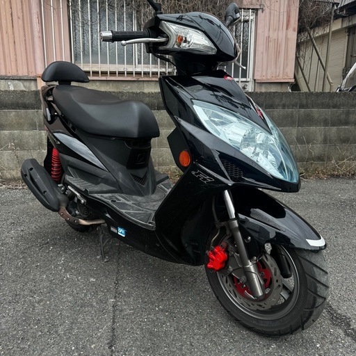 キムコ レーシング125 Fi ブラック　実働　動画あり　大阪