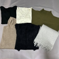 ニット、長袖