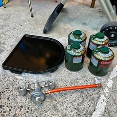 《売約済》【武蔵小山店】【～4/14限定SALE！全品20%お値引き！】 COLEMAN コールマン ロードトリップグリル LXE-JⅡグリル アウトドア キャンプ BBQ バーベキュー ガスカートリッジ4本付き の画像