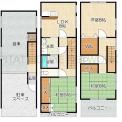 賃貸　住之江区西加賀屋　一軒家