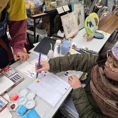 🎨水彩画の無料ワークショップ🖍チャリティバザーも有ります😺 - 熊本市