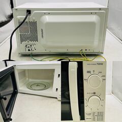 【❗️✨️セット販売✨️❗️】アイリス電子レンジ・SHARP炊飯器✨️お得な家電2点セット✨️便利＆コンパクトな組み合わせ❗️の画像