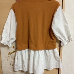 キッズ　重ね着風トップス 160cmの画像