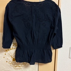 花柄トップス　LL sizeの画像